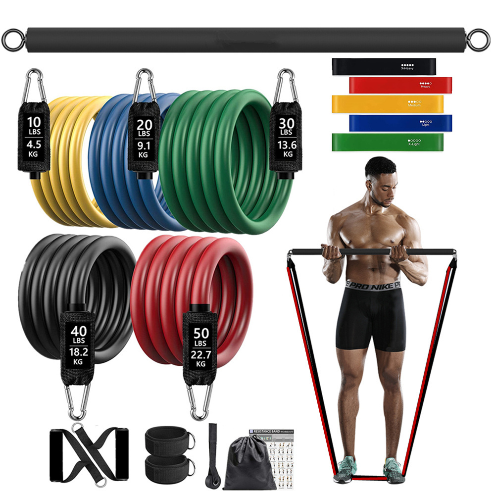 Sports Equipment Names - 150lb Gelang Elastis Tahan Rampasan Kebugaran