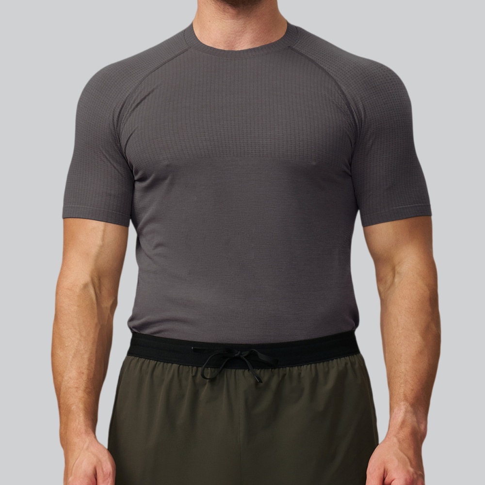 Kaos Olahraga Pria Warna Solid - Sports Equipment Logos ulasan dan harga