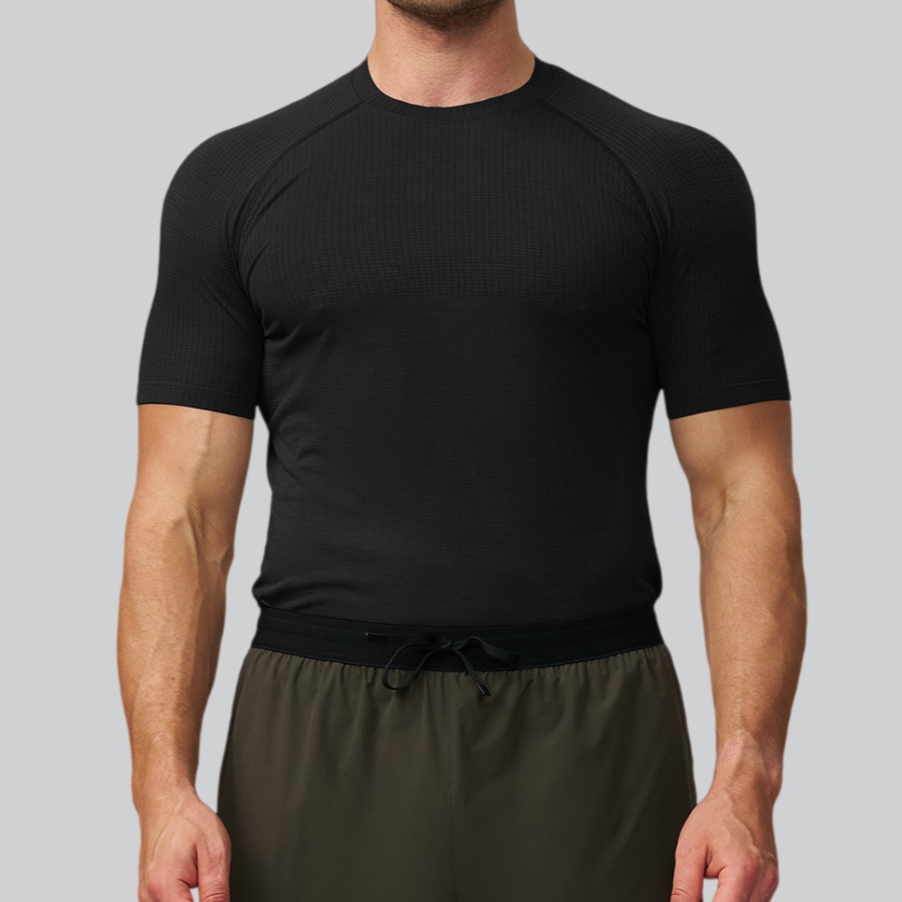 Kaos Olahraga Pria Warna Solid - Sports Equipment Logos ulasan dan harga
