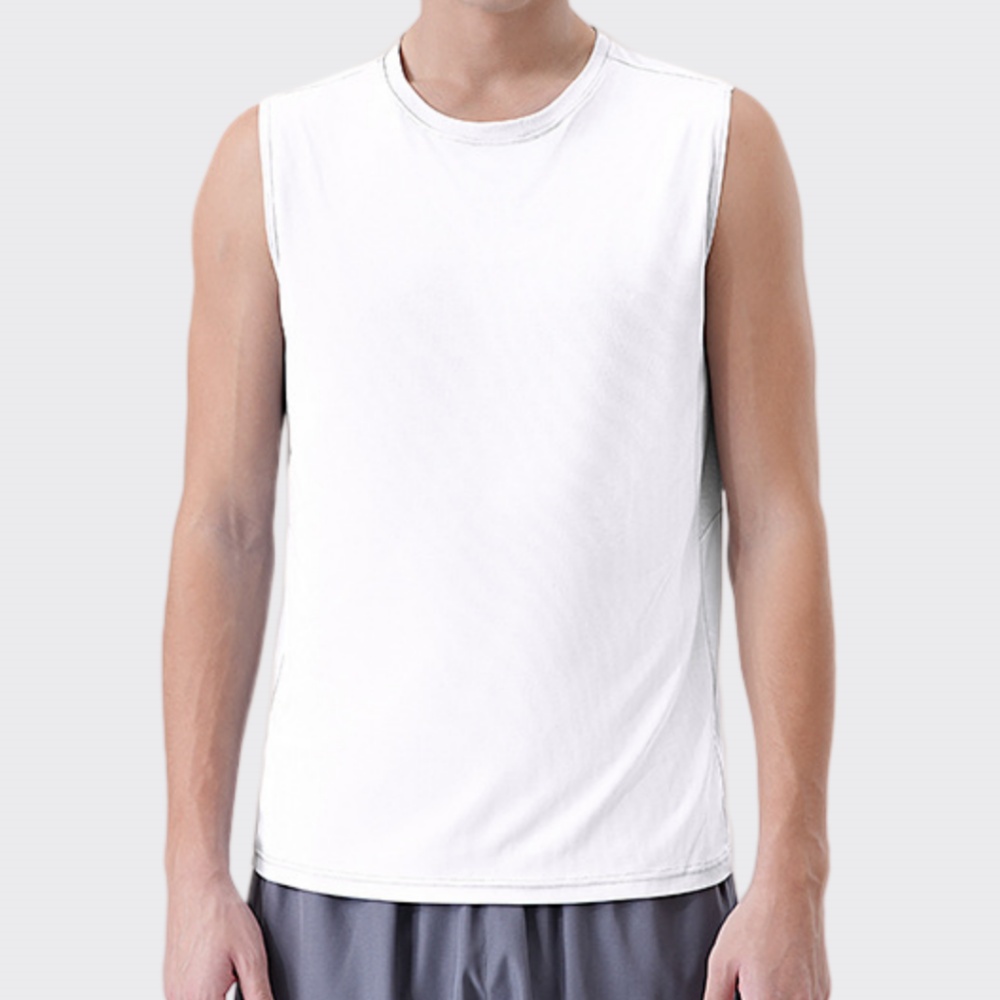 Tank Top Binaraga Musim Panas  - Sports Equipment Logos ulasan dan harga