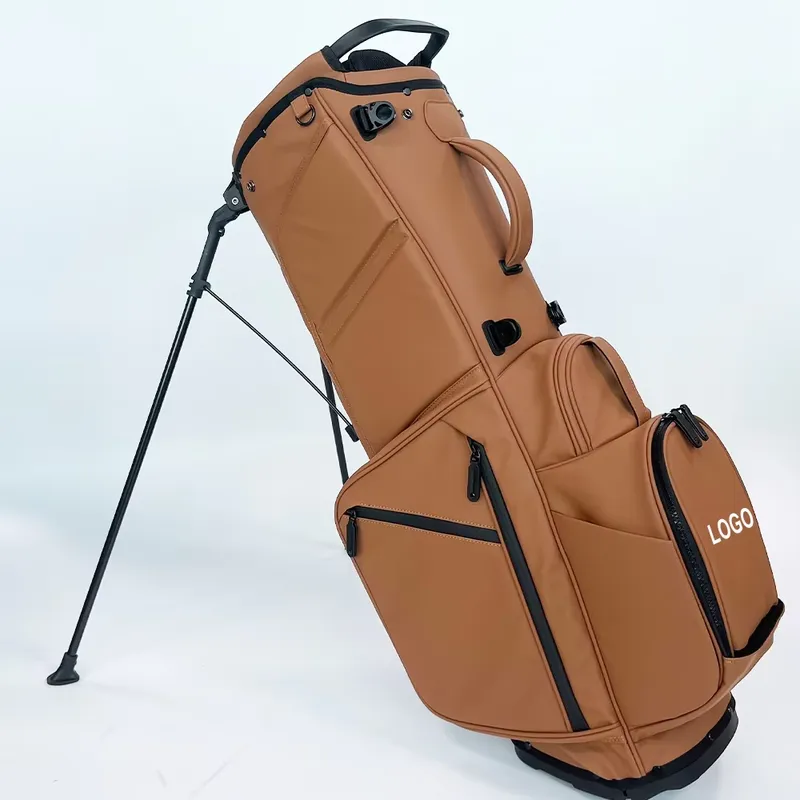 Tas Golf Stand Bag Kulit PU Co - Sports Equipment Logos ulasan dan harga