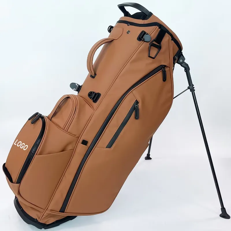 Tas Golf Stand Bag Kulit PU Co - Sports Equipment Logos ulasan dan harga