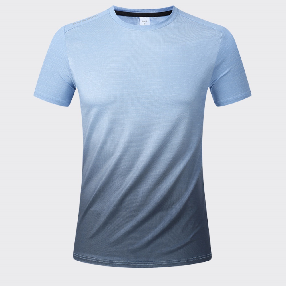 Kaos Lari Kebugaran Pria, Kaos - Sports Equipment Logos ulasan dan harga