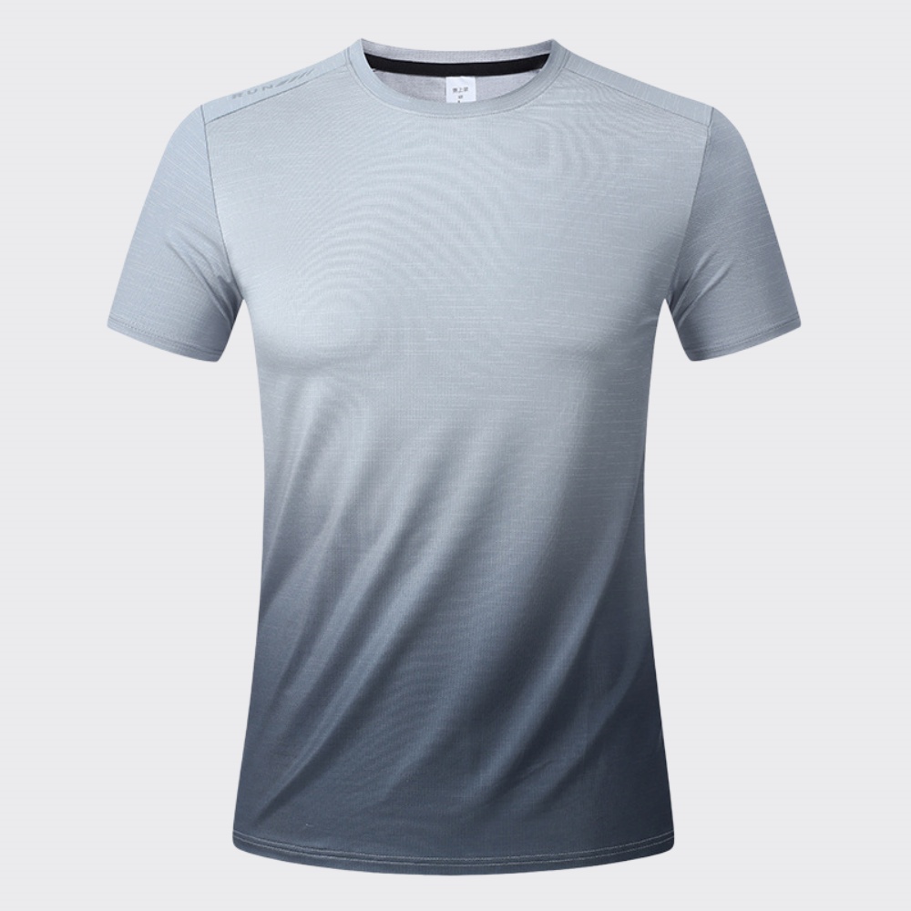 Kaos Lari Kebugaran Pria, Kaos - Sports Equipment Logos ulasan dan harga