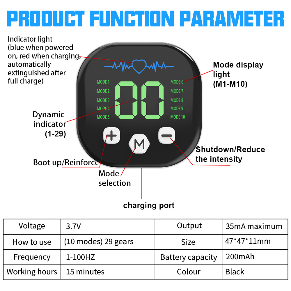 EMS Stimulator Otot Pelatih Pe - Sports Equipment Names ulasan dan harga